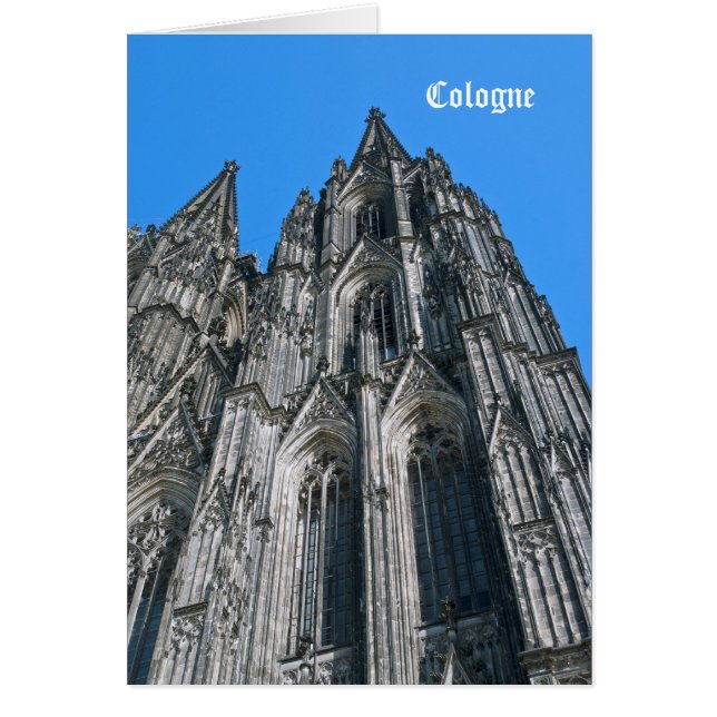 Carte de la cathédrale de Cologne (Devant)