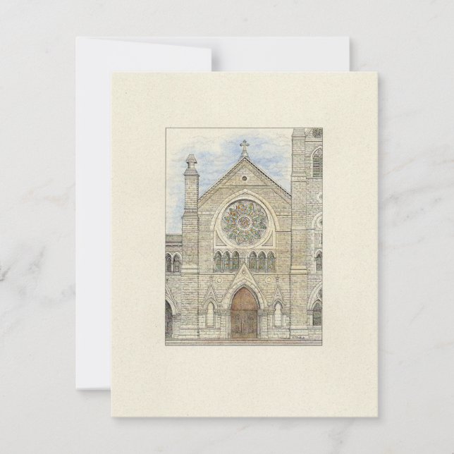 Carte de la cathédrale du Saint-Nom (Devant)