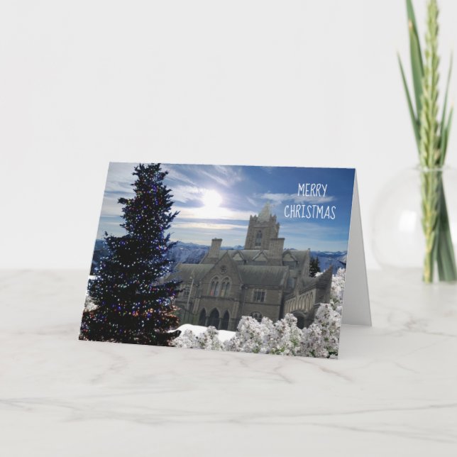 Carte de la cathédrale historique et de l'arbre de (Devant)