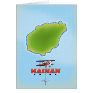 Carte de la Chine de Hainan