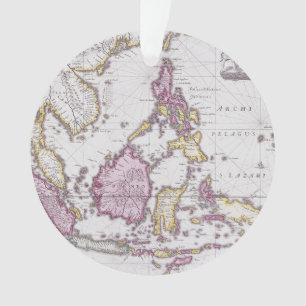 Carte de la Chine et de l'Indonésie   1710