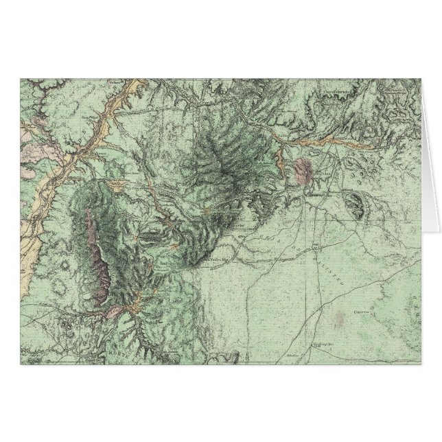 Carte de la classification des terres dans le cent (Devant horizontal)