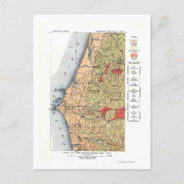 Carte de la Commission géologique américaine (Devant)
