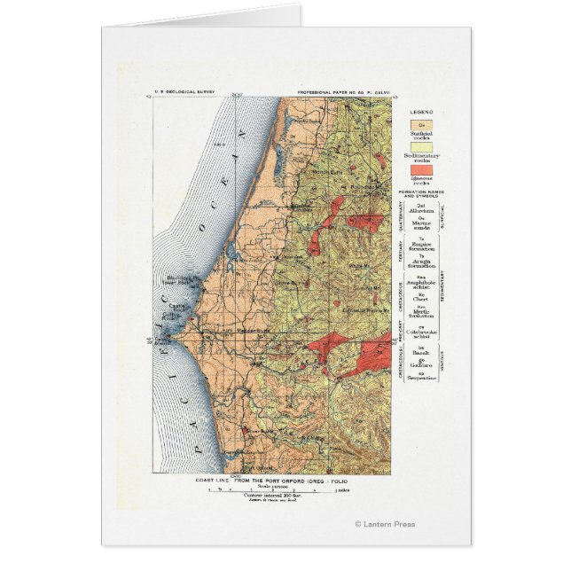 Carte de la Commission géologique américaine (Devant)