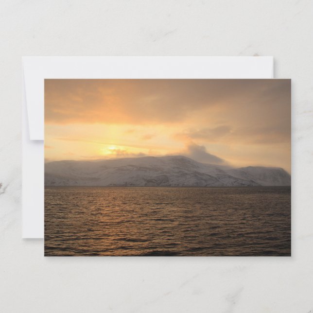 Carte de la côte d'hiver de Norvège (Devant)