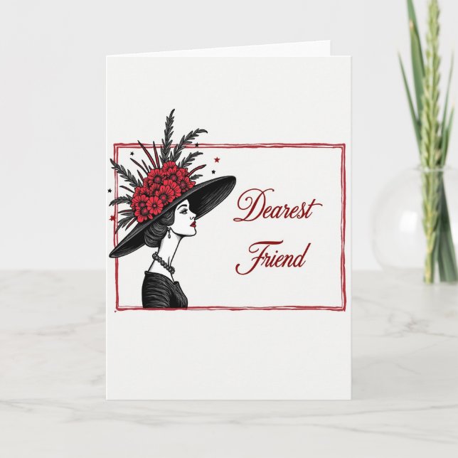 Carte de la Dame Fleurie de Crimson (Devant)