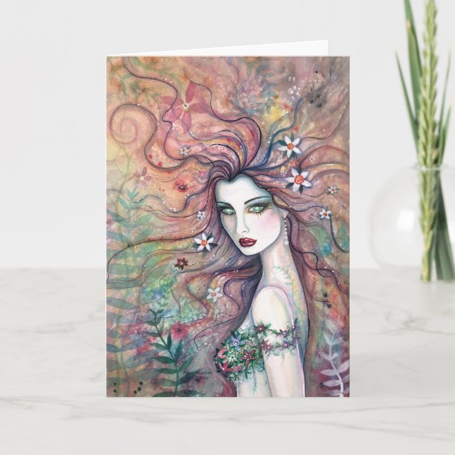 Carte de la déesse des fleurs par Molly Harrison (Devant)
