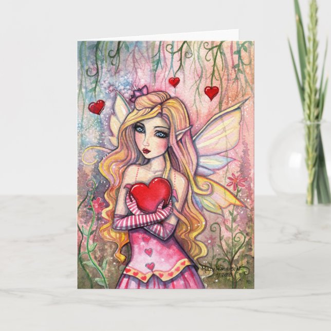 Carte de la fée de la Saint-Valentin par Molly Har (Devant)