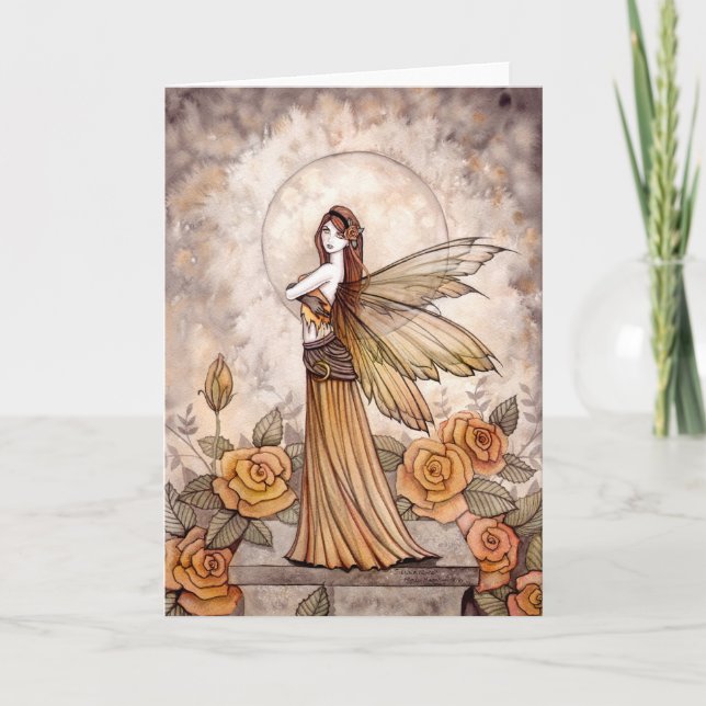 Carte de la Fée Sienna Rose par Molly Harrison (Devant)