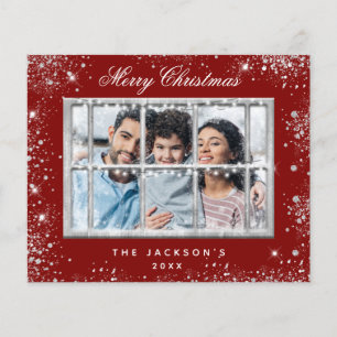 Carte de la fenêtre photo de la parties scintillan