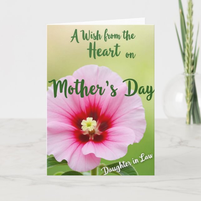 Carte de la Fête de la Belle-Fille (Devant)