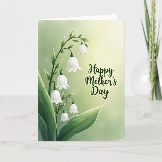 Carte de la Fête de la Fleur Blanche Douce (Devant)