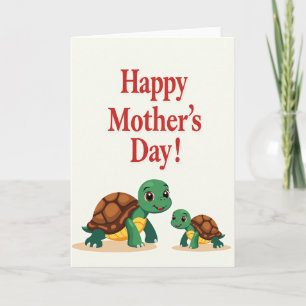 Carte de la Fête de la Mère Reptile Émeraude