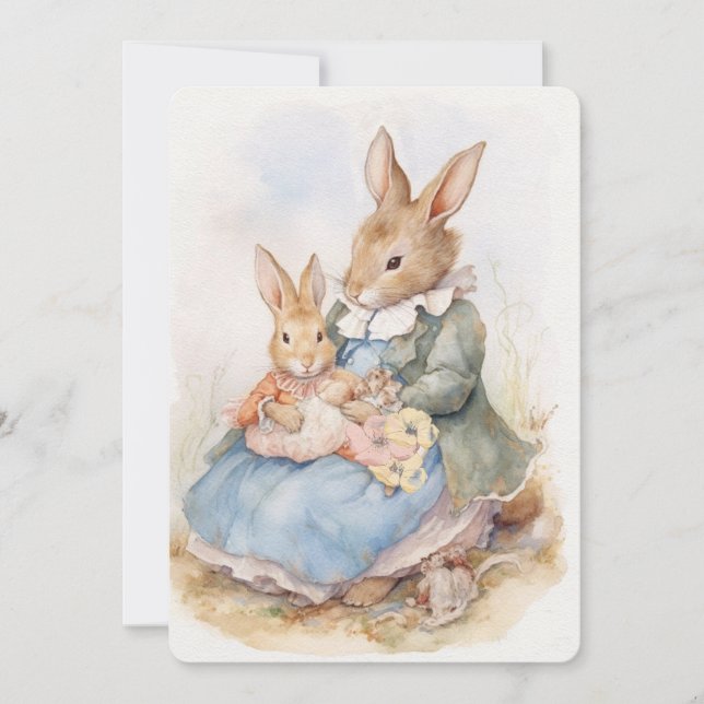 Carte de la Fête de Peter Mère Rabbit (Devant)