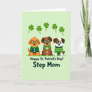 Carte de la Fête de Saint-Patrick pour la Belle-Mè