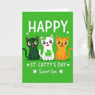 Carte de la Fête de Sainte-Cattys pour Chat