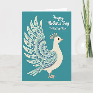 Carte de la Fête des Belles-Mères Oiseau Sarcelle
