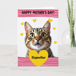 Carte de la Fête des Belles-Mères pour Chat Tigré