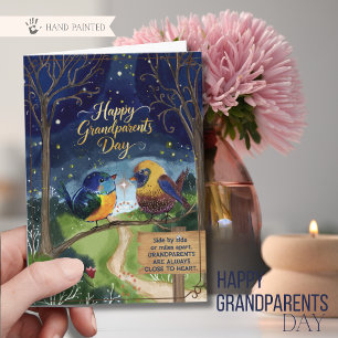 Carte de la fête des grands-parents sentimentale a