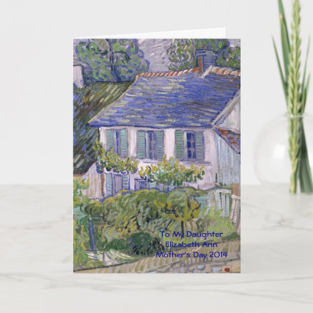 Carte de la fête des mères à la fille (Devant)