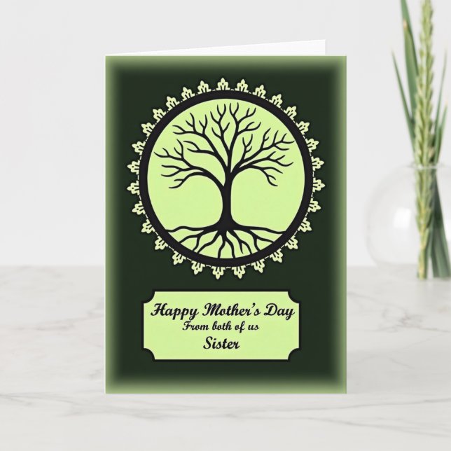 Carte de la Fête des Mères Arbre de Vie (Devant)