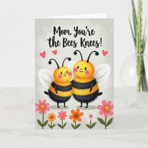 Carte de la Fête des Mères Bees Knees