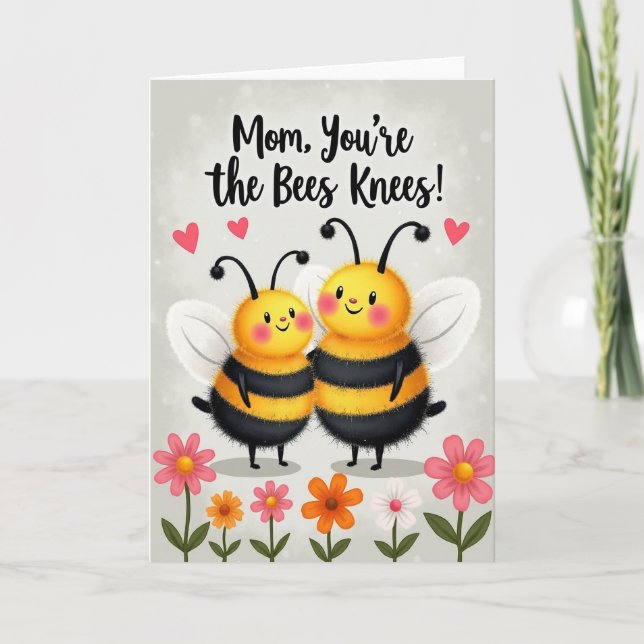 Carte de la Fête des Mères Bees Knees (Devant)