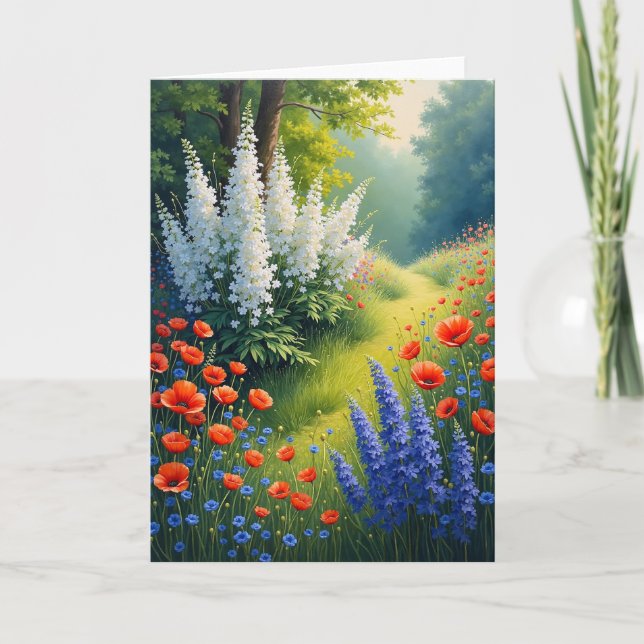 Carte de la Fête des Mères Blooming Meadow (Devant)