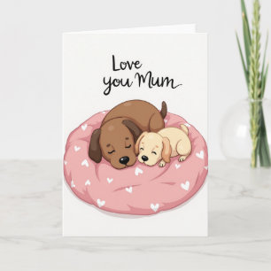 Carte de la Fête des Mères Canine Love