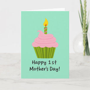 Carte de la fête des mères Cupcake Sucré
