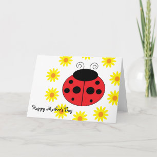 Carte de la fête des mères de Ladybug