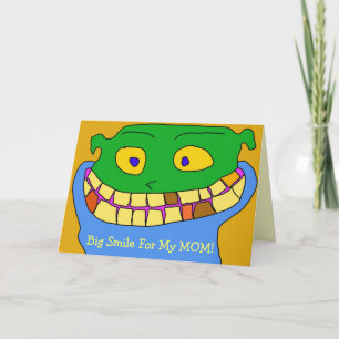 Carte de la Fête des Mères de sourire !
