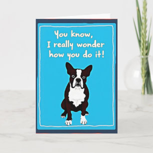 Carte de la Fête des Mères Dog Wonder