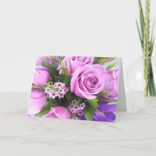 Carte de la fête des mères du Bouquet du début du