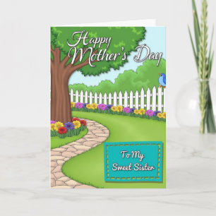 Carte de la Fête des Mères Garden Vista