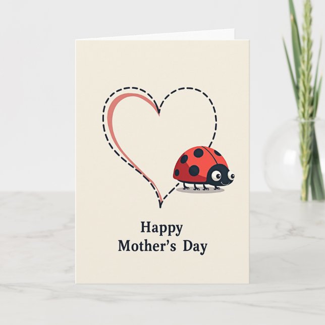 Carte de la Fête des Mères la plus adorable (Devant)