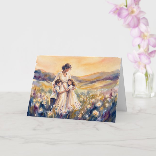 Carte de la fête des Mères Legacy of Grace (Orchidée)
