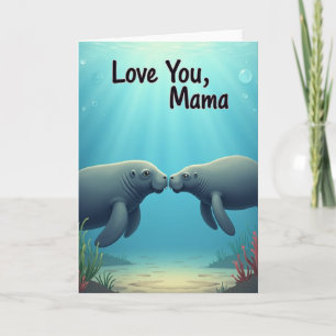 Carte de la fête des mères Ocean Love