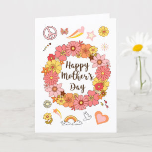 Carte de la Fête des Mères Paix & Amour