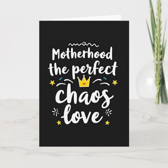 Carte de la fête des mères Parfait Chaos (Devant)