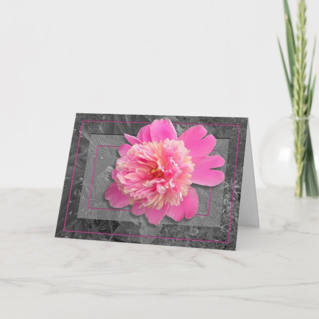 Carte de la fête des mères Peony (Devant)