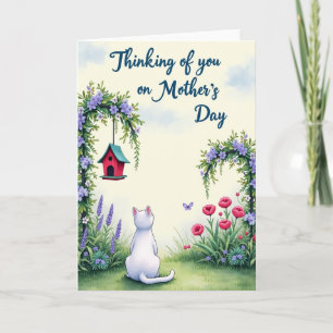 Carte de la fête des mères pour chat de jardin dou