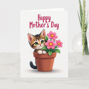 Carte de la Fête des Mères pour Chats la Plus Douc