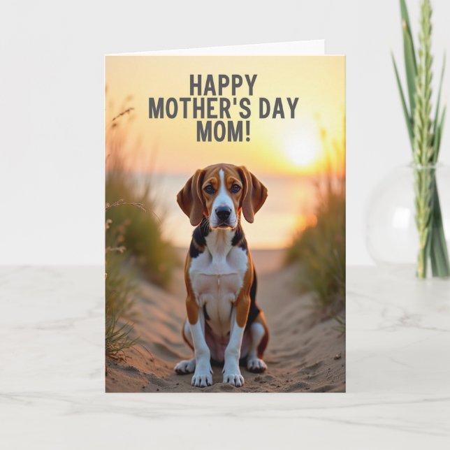 Carte de la fête des mères pour chien adoré (Devant)