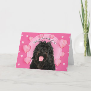 Carte de la Fête des Mères pour chien d'eau portug