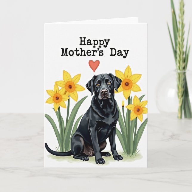 Carte de la Fête des Mères pour Chiens (Devant)