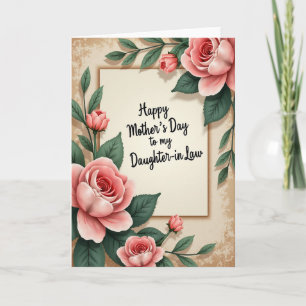 Carte de la Fête des Mères pour la belle-fille à r