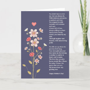 Carte de la Fête des Mères pour la Belle-Mère