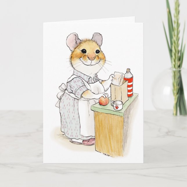 Carte de la fête des mères pour la maman qui prépa (Devant)