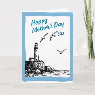 Carte de la Fête des Mères pour la sœur de Seabird